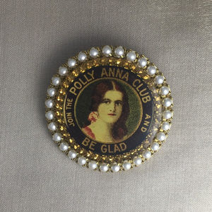 Maximal Art Brooch with Faux Pearls